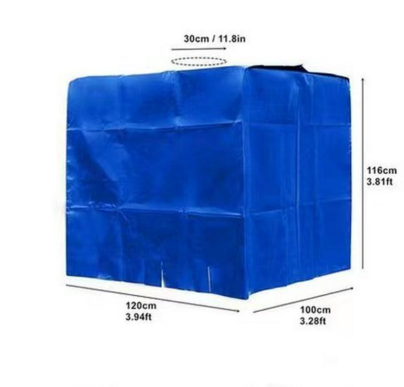 IBC 1000L Āra ūdens tvertnes izolēts