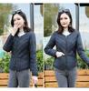 Medium velvet vest liner thickened padded jacket women's winter short padded jacket plush casual long-sleeved padded jacket