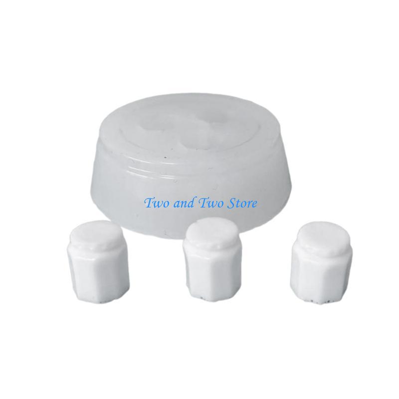 HX6F DIY Craft Moulds Miniature Candy Mold UV Resin Mold Silicone Material
