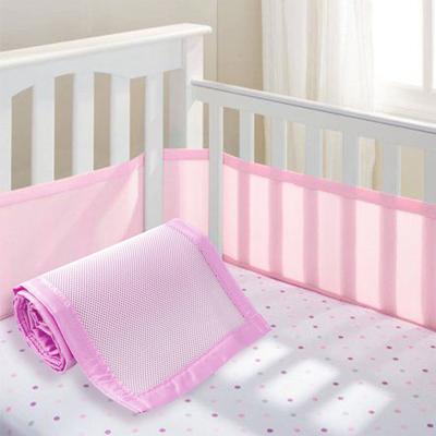 Ev için 2 Adet Bebek Nefes Standart Kreş Yatağı Örgü Beşik Tampon Pedleri