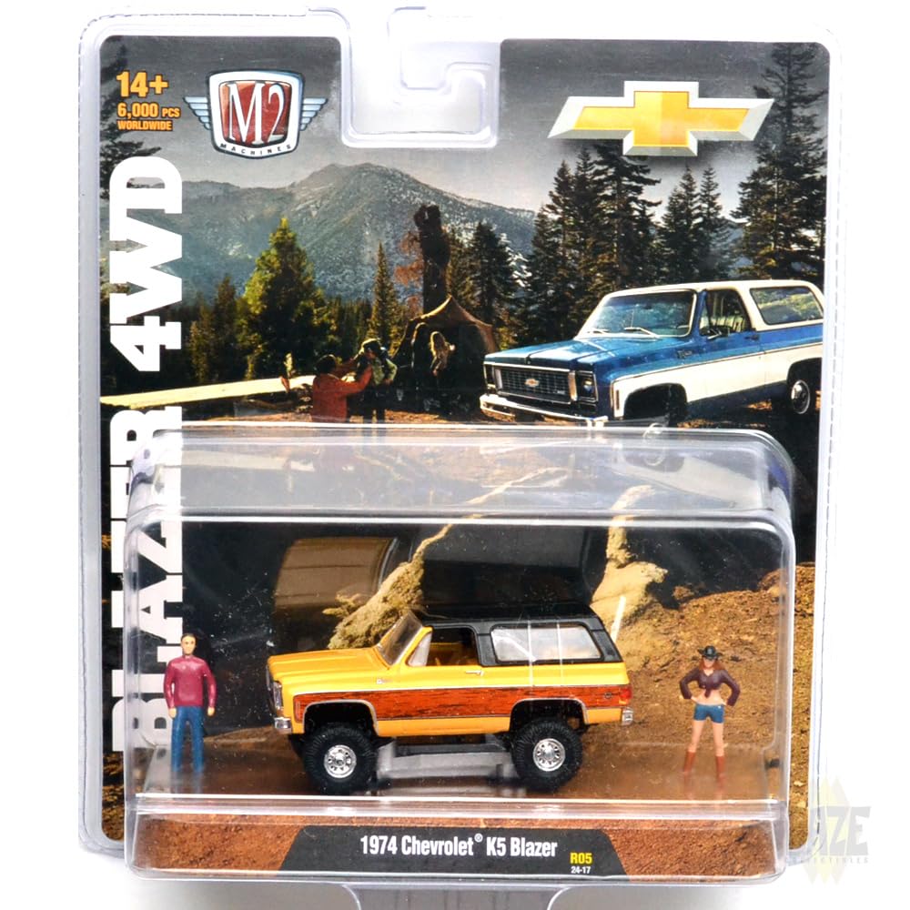 

КОЛЛЕКЦИЯ ДИОРАМ 1974 CHEVROLET K5 BLAZER M2 Machines масштаб Chevrolet K5 M2-1/64 164 КОЛЛЕКЦИЯ ДИОРАМ 1974 Blazer [Б/у]