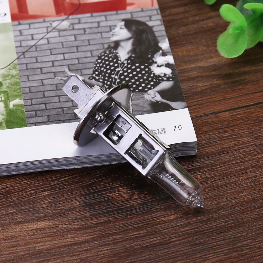 1-6Pcs H1 Halogen Bulb Cyan 12V 100W 4000-4500K Clear Quartz Glass Car Xenon Head Lamp Fog Lamp Car Lamps Car Accsesories