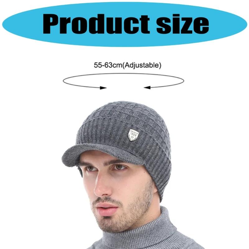 Winter Hat And Scarf Set Acrylic Cold Weather Accessory For Men Women Kids