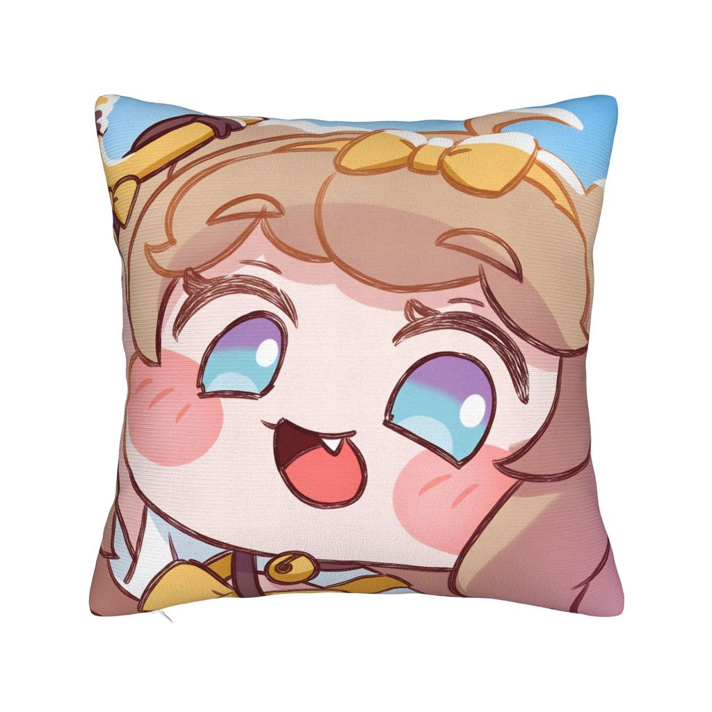 Pillow Case Kawaii Gaming T-Trickcals Print Pillow Cover For Chair Sofa Home Decor Vintage Pillowcases