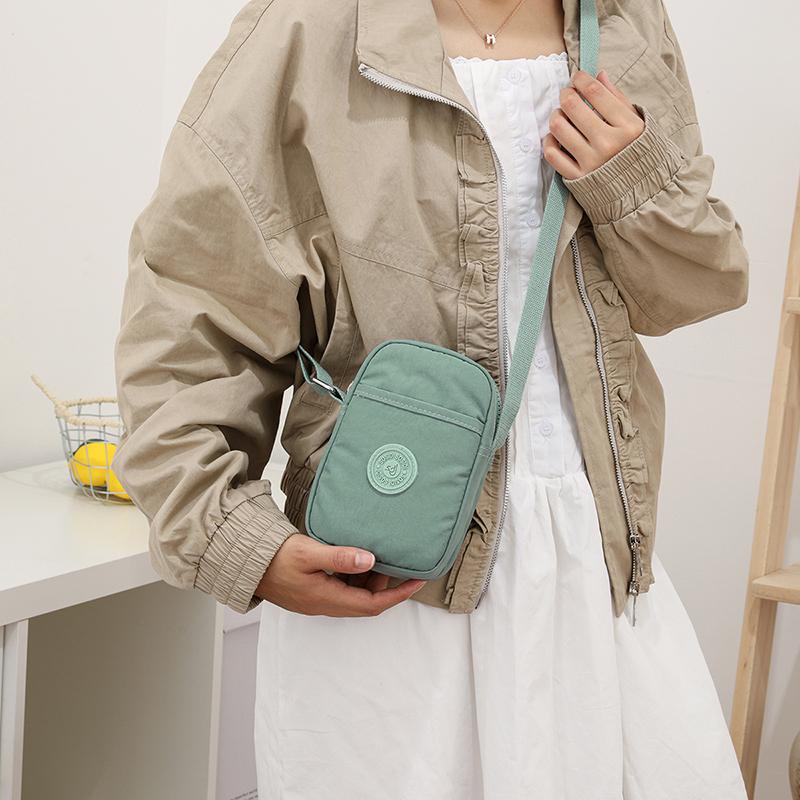 Solid Color Mobile Phone Bag Women's Crossbody Bag Coin Purse