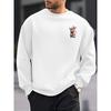 Christmas-Themed, Men'S New Round-Neck Sweatshirt with Reindeer Print, Double-Sided Print Long Sleeves, Versatile And Stylish Casual Sports Pullover