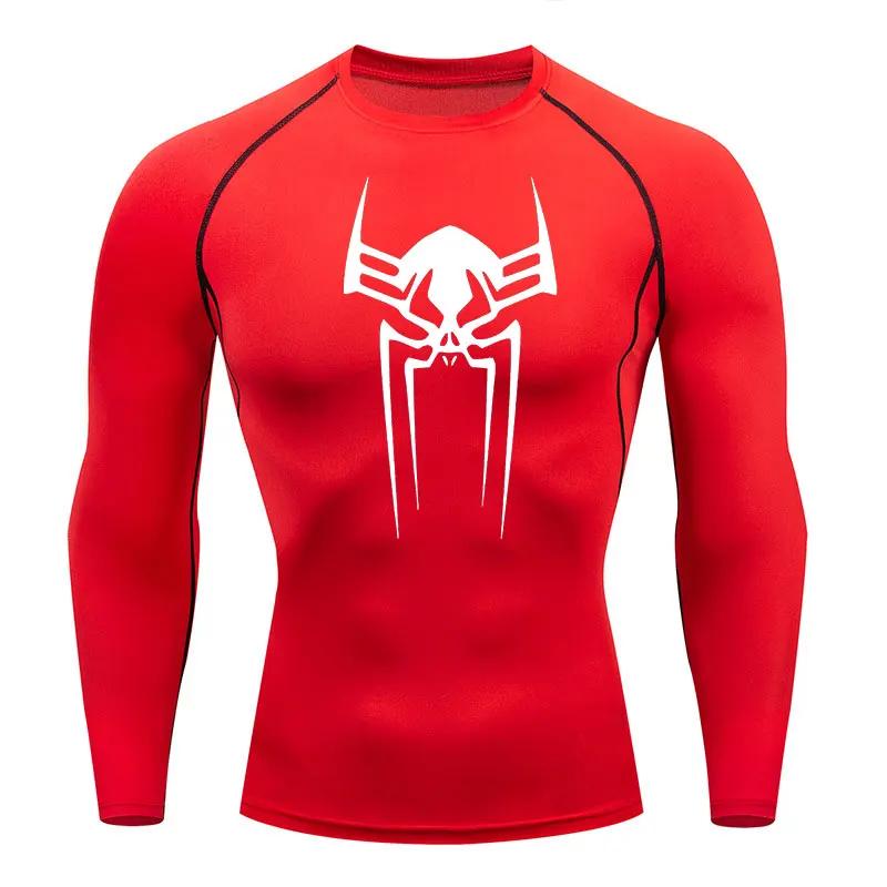 Fitness Man T-shirt Compression Men Four Seasons Vacation Casual Adult  Short Sleeve Spider  Fashion Print  Multi-color Trend