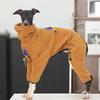 Fashion Italian Greyhound Clothes Brown Stretch Soft Fleece Whippet 4-legged Outing Dog Clothes Greyhound Warm Clothes in Winter