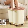 Foot Bath Tub Bucket Convenient Portable Pedicure Feet Washing with Massage Points Soaking