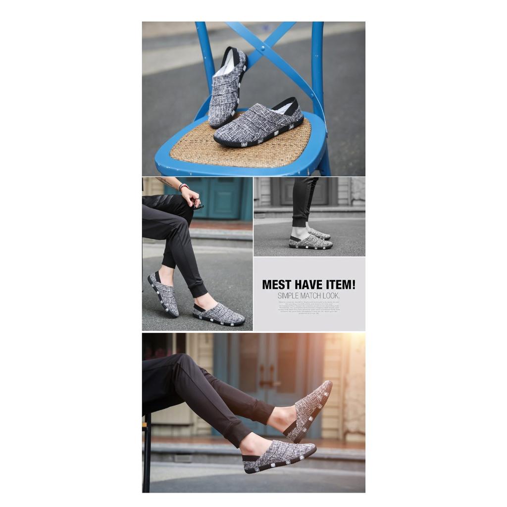 Breathable Soybean Shoes Men's Casual Loafers, Korean Fashion Trend Single Shoes Men's Shoes