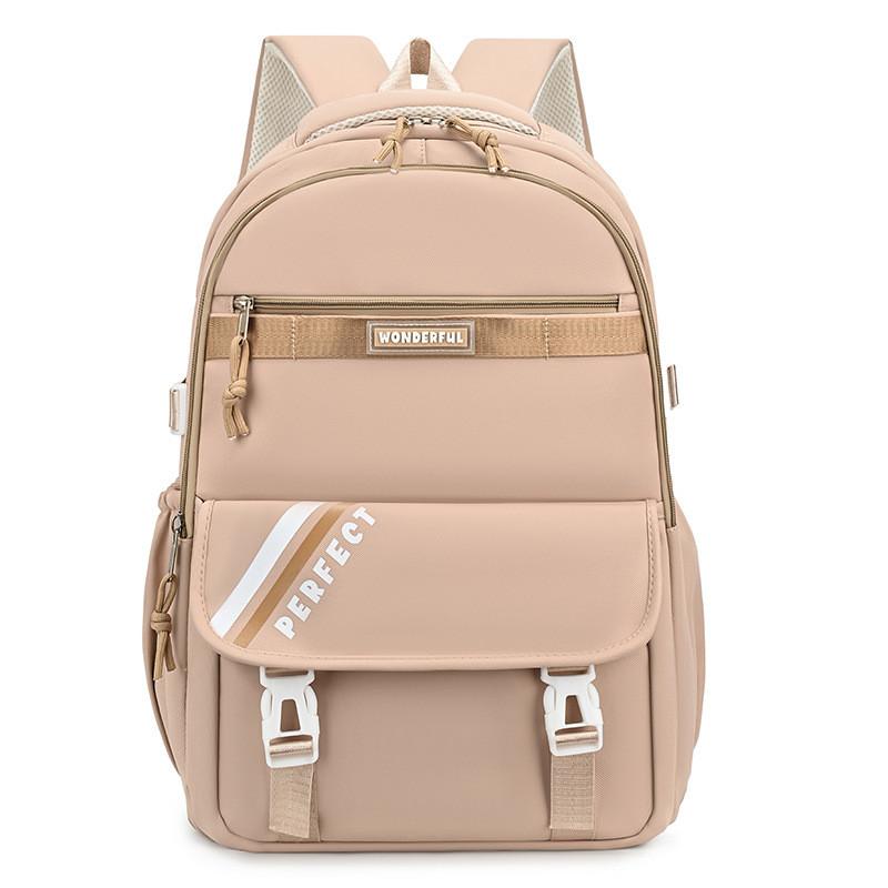 Letter Print Perfect Backpack Casual Student Schoolbag Travel Computer Bags