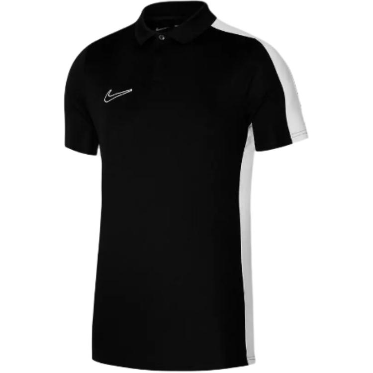 

Nike Dri-FIT Academy 23 Black White Men s Short Sleeve Soccer Polo DR1346-010 L