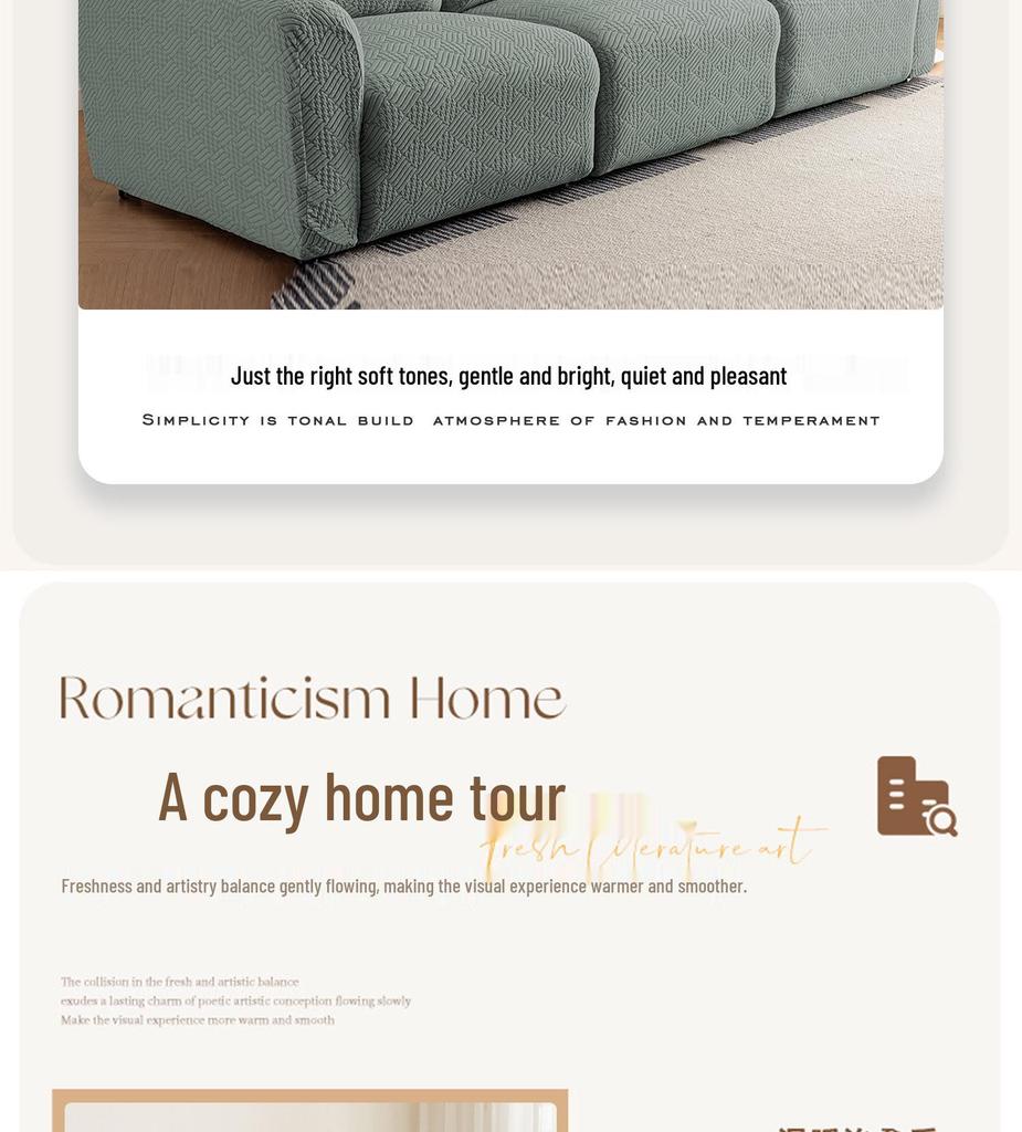 Willow Bud Elastic Full Cover Sofa Protector for Electric Function Zhihua Shi Sofas