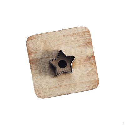 Troqueladora de Cuero Hecha a Mano - Forma de Estrella para Proyectos DIY
