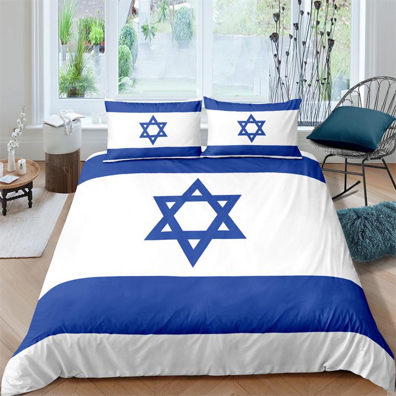 National Flag Duvet Cover Set King Size Creative American Flag Bedding Set For Teens Adults Microfiber Single Double Quilt Cover