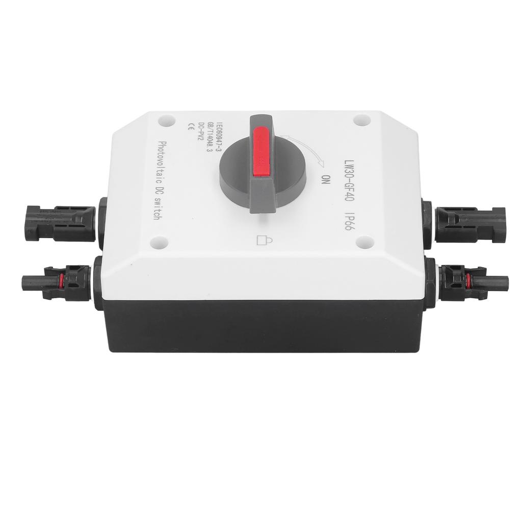 Photovoltaic DC Isolator Solar Switch IP66 Waterproof Insulated Switch for Solar Powered RV 1200V