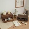 Holz Schreibtisch-Organizer Mit Mehreren Fächern Für Büros Heimdekoration Aufbewahrungsbox Für Schreibwaren Kosmetik