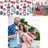 American Independence Day Photo Props Set With 20 Paper Party Decorations For Celebrations
