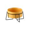 Double Cat Food Water Bowls with Stand Ceramic Pet Feeding Accessories Cats Small Dogs Eat Drink Supplies Puppy Feeder Bowl