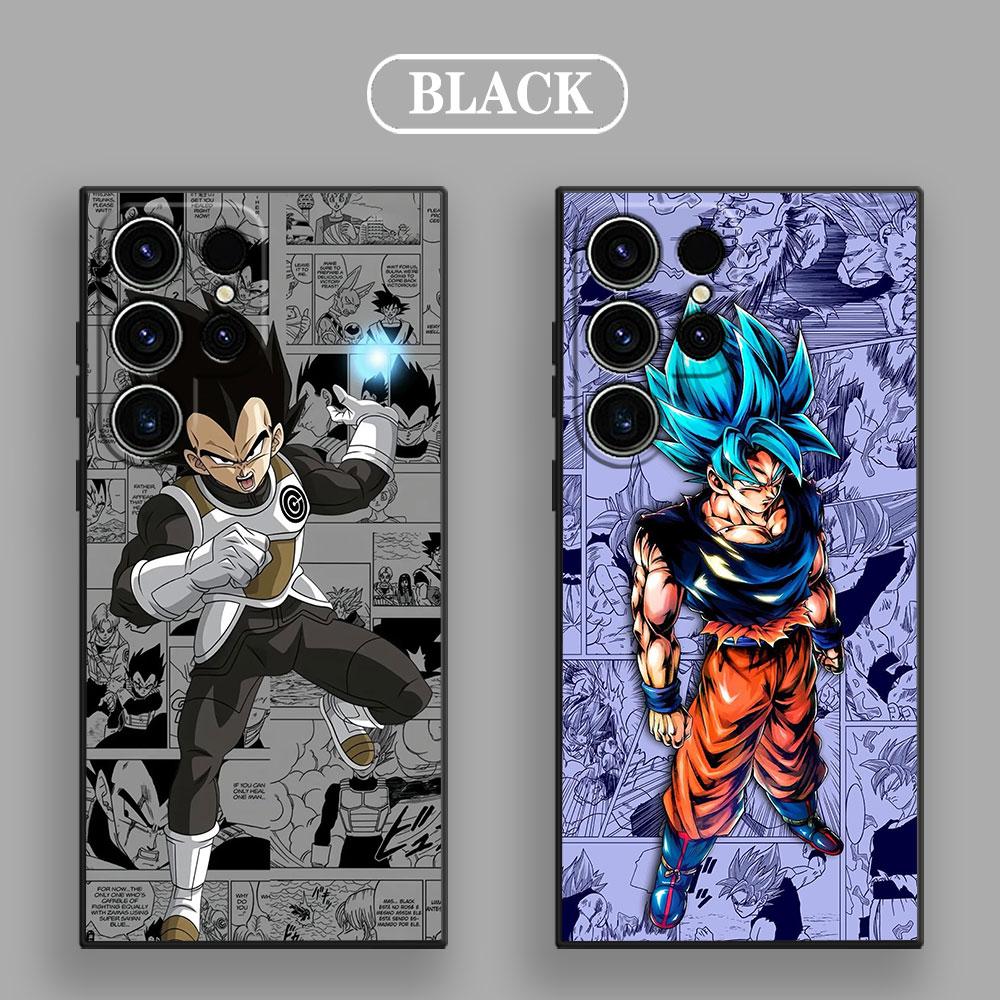 Dragons Balls Comics Goku Phone Case For Samsung Galaxy S25 S24 S23 S20 S21 FE S26 S22 Ultra S26 Plus S25FE Soft Silicone Cover