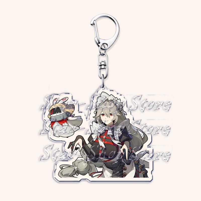 Hot Zenless Zone Zero Keychains for Womens Accessories Bag Ellen Joe Bangboo Miyabi ZZZ Anby Jane Doe Nicole Keyrings Fans Gifts