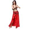 3Pcs/Set For Thailand/India/Arab Show Costumes Sequins Dancer Skirt Halter Bra Performance Top Belly Dance Costumes