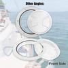 uxcell 4" Boat Hatch Round Inspection Deck Plate Marine Access Hatch with Removable Transparent