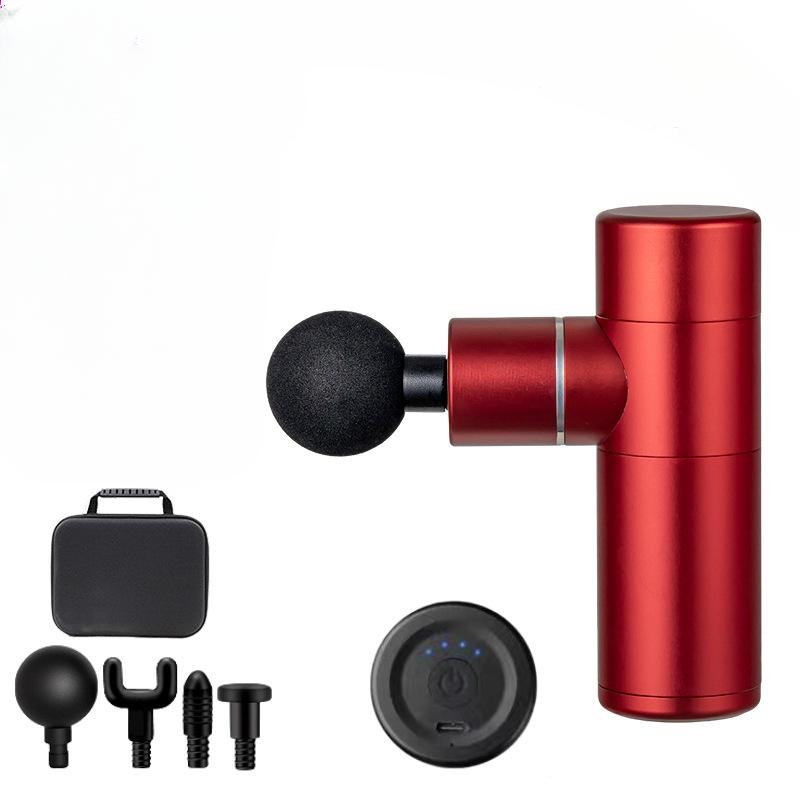 Mini Fascial Gun Damski inteligentny elektryczny cichy aluminiowy stop profesjonalny relaksujący masażer dolnej części pleców