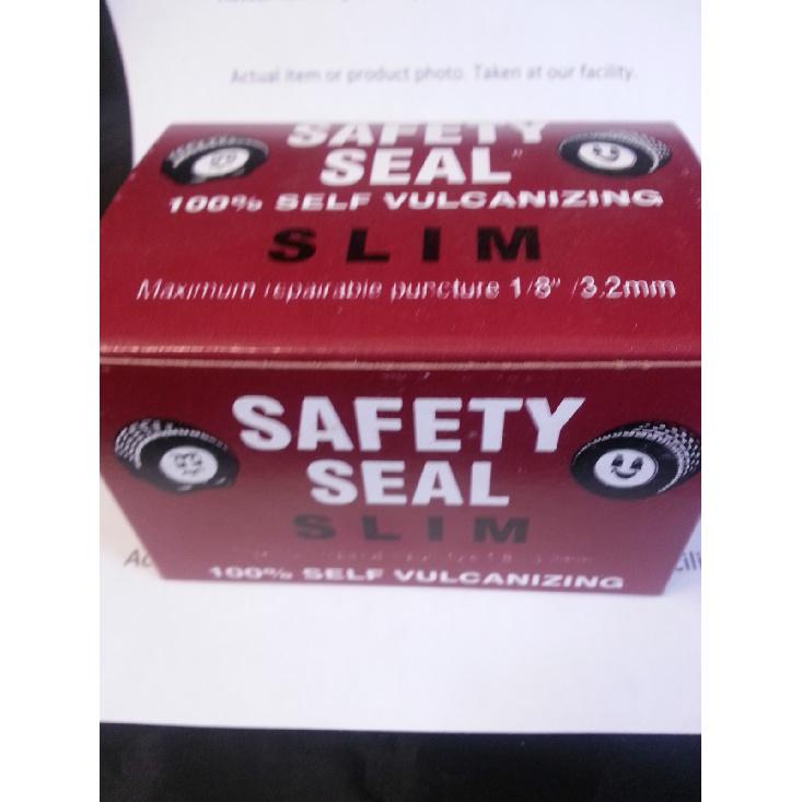 

1 коробка, всего 60 заплаток Safety Seal SLIM для шин, ремонт шин, коричневые, 4 дюйма