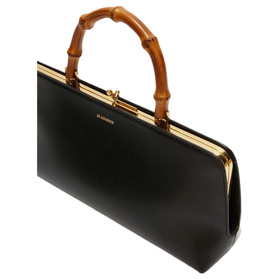 Jil Sander Goji Small Bamboo Bag Black Women Top_handle J07WD0020-P4866-001