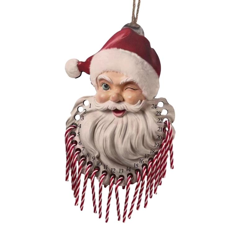 

Праздничный Рождественский Деревянный Адвент Календарь Обратного Отсчета Украшение В Форме Конфеты