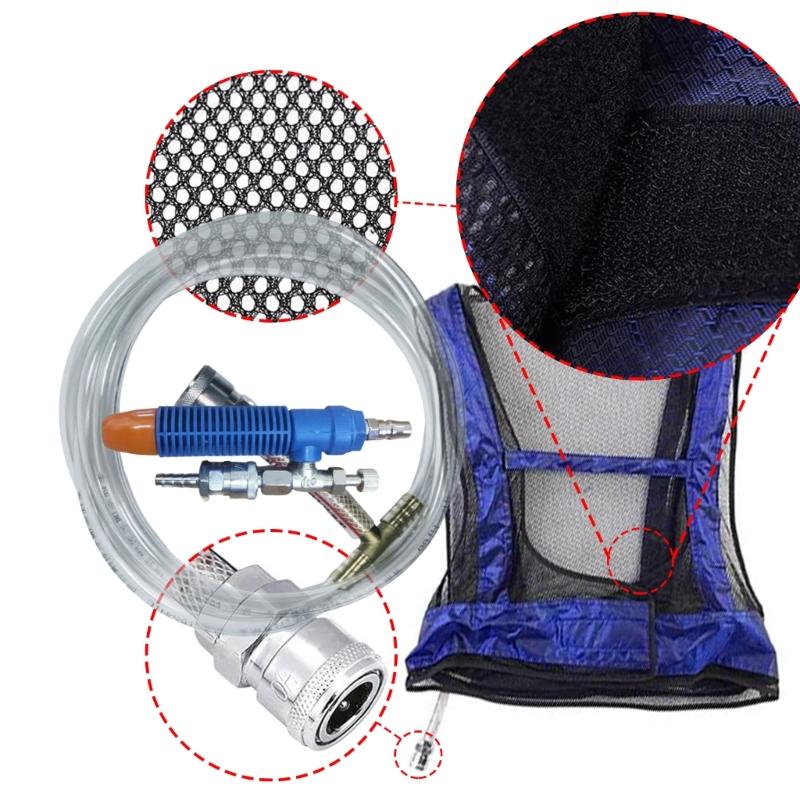 Multipurpose Industrial Cooling Accessory Portable for Construction Workers and Welders Features Sturdy Nylon Materials