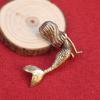 Die Kleine Meerjungfrauenprinzessin Trendige Messing Retro Figur Märchen Peripherie Antik-Kupfer Schreibtischdekoration Handwerk Wh