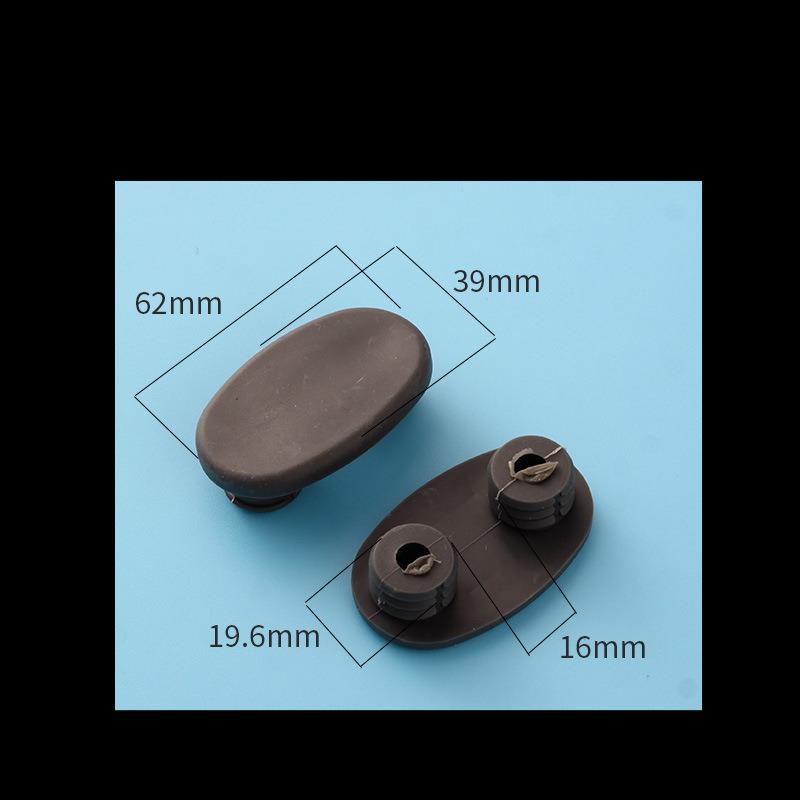 Toilet Seat Support Pads Buffer Shock-Absorbing Rubber Gaskets Plastic Silicone Plugs Round Mushroom Head Accessories for Toilet