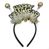 Happy Year Headband Headwear Hair Accessory Hairbands Glitter Decorative Unisex Hoop