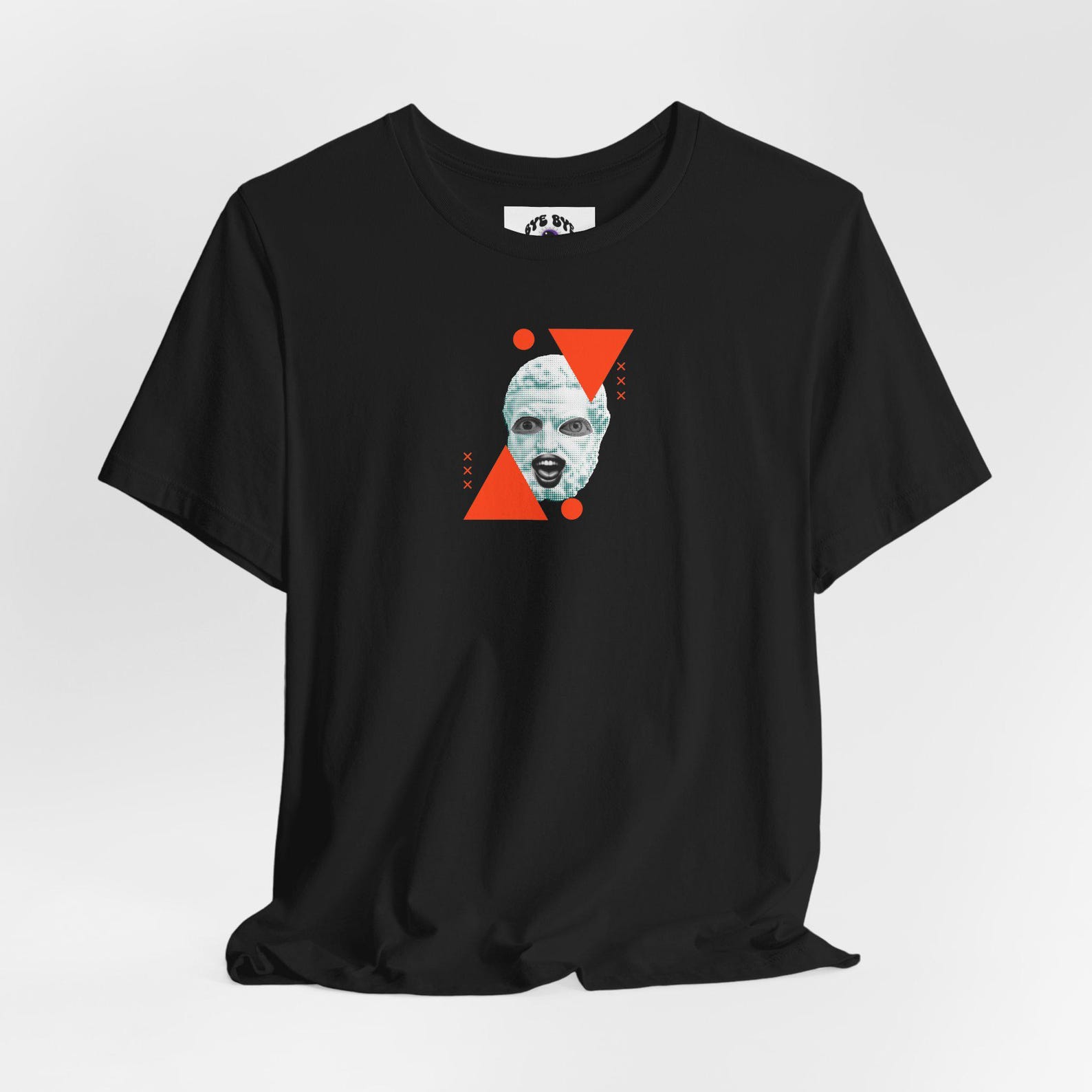 Geometric Portrait Tee | Abstract Face Graphic T-Shirt 2XL