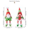 Party Red Green Gnome Doll Ornament Holiday New Year Decoration Supplies for Indoor Outdoor Garden Yard Decoration Gift