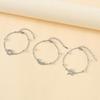Stainless Steel for Sun Moon Star Bracelets Temperament Chain Couple Card Bracel