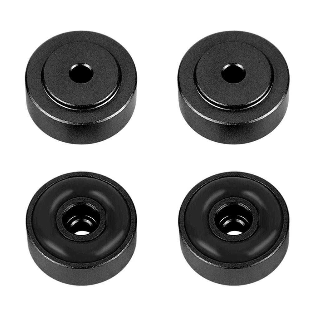 1/4 Stück Aluminiumlegierung Füße Pad Isolation Verstärker Basis Füße für Lautsprecher CD Verstärker