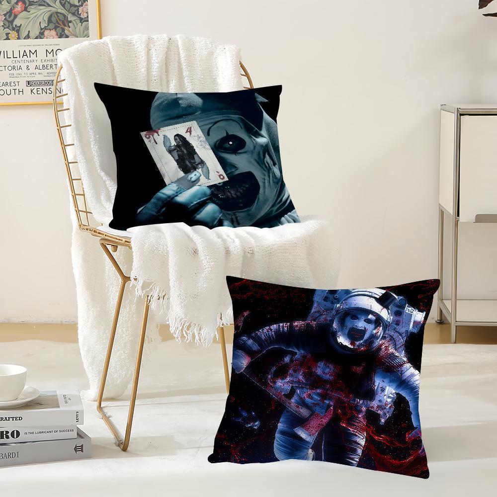 Film Funny TTerrifier 4 Horror Pillow Case Suitable For Bedrooms Living Rooms Cars Home Decoration