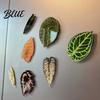 Decorative Fridge Magnets 3D Tropical Plants Refrigerator Magnet Acrylic Green Plant Lovers Memo Notes Photo Holder for Home Kitchen Office