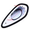 High Gloss Carbon Fiber Style Fin Antenna Radio Signal Aerial for Car Roof Decor