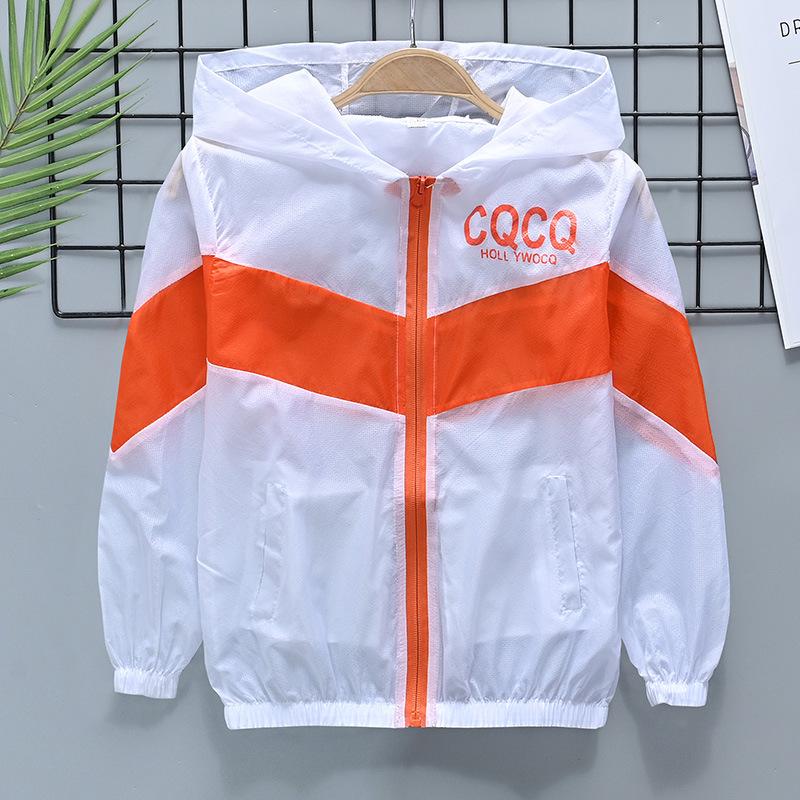 Boys  Lightweight Summer Jacket - Breathable Sun Protection for Outdoor Activities 120 cm