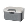 Lockable Storage Box Large Capacity Household Portable with Combination Lock Grey