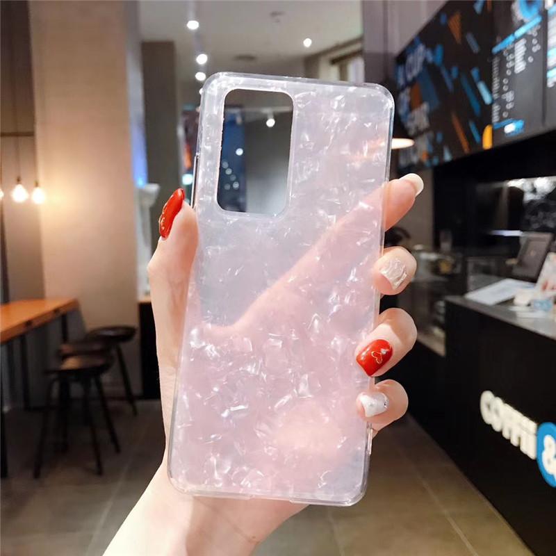 Bling Dream Shell Soft Silicone Case For Huawei P50 P40 Lite P Smart Y7A Y8S Y9S Honor 60 50 30 20 Pro 10i 10 Lite 9X Nova 5T 7 SE Glitter TPU Cover
