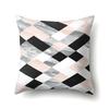 Polyester Pillowcase Marble Nordic Ins Style Geometric Printed Peach Leather Velvet Living Room Sofa Pillowcase
