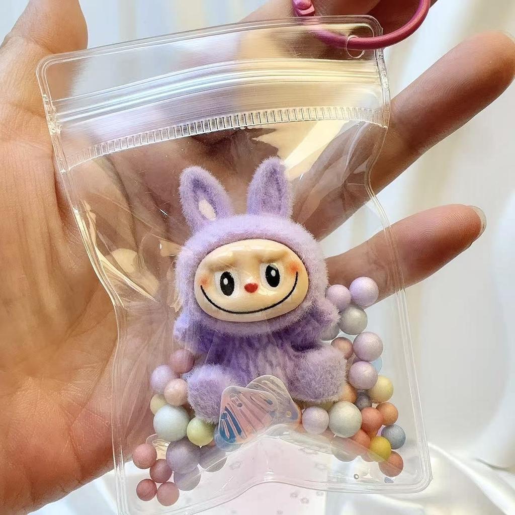 Transparent Dust Bag Baby Bag Pendant Keychain Baby Walking Bag Decoration Cute Trendy Play