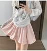 Thickened Women's High Waist Pleated Skort with Anti-Exposure Design - Autumn/Winter Collection