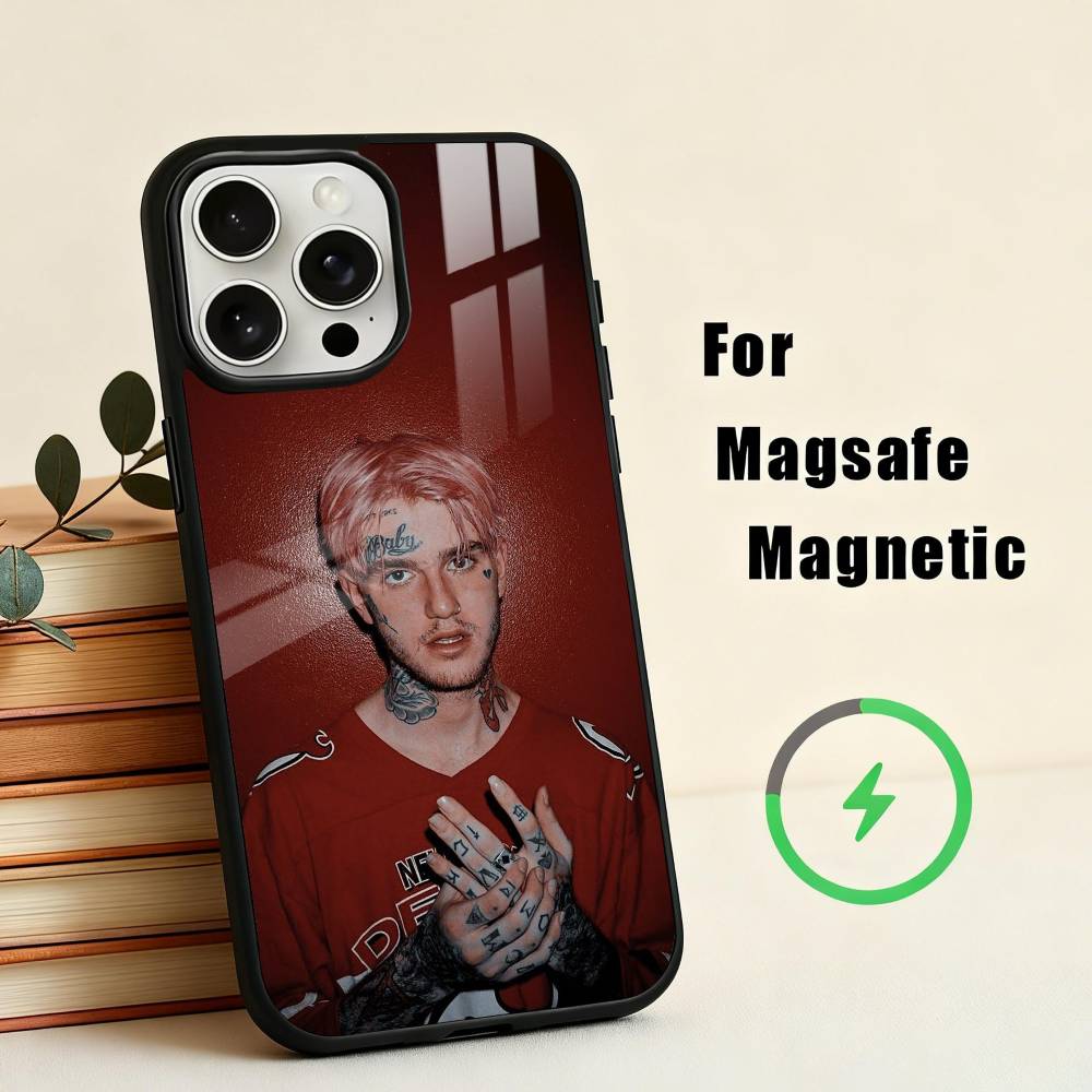 S-Star Shopping Lil Peep   Phone Case For iPhone 17,16,15,14,13,12,Plus,Pro,Max for Magsafe Magnetic Wireless Charging