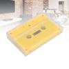 Clear Case Blank Cassette Tapes Yellow Audio Cassette Tape Cassette Player Tape  Cassette Player